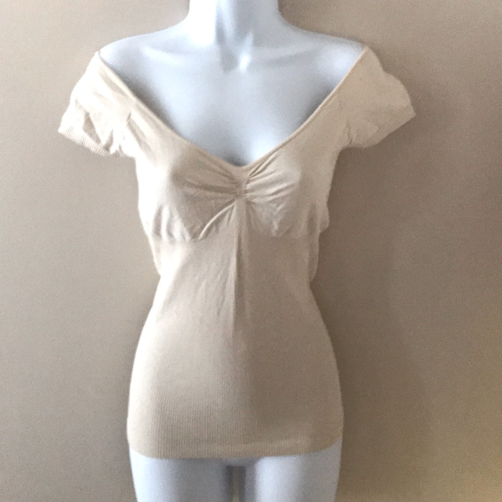 Women’s top, beige, sexy top! Bebe